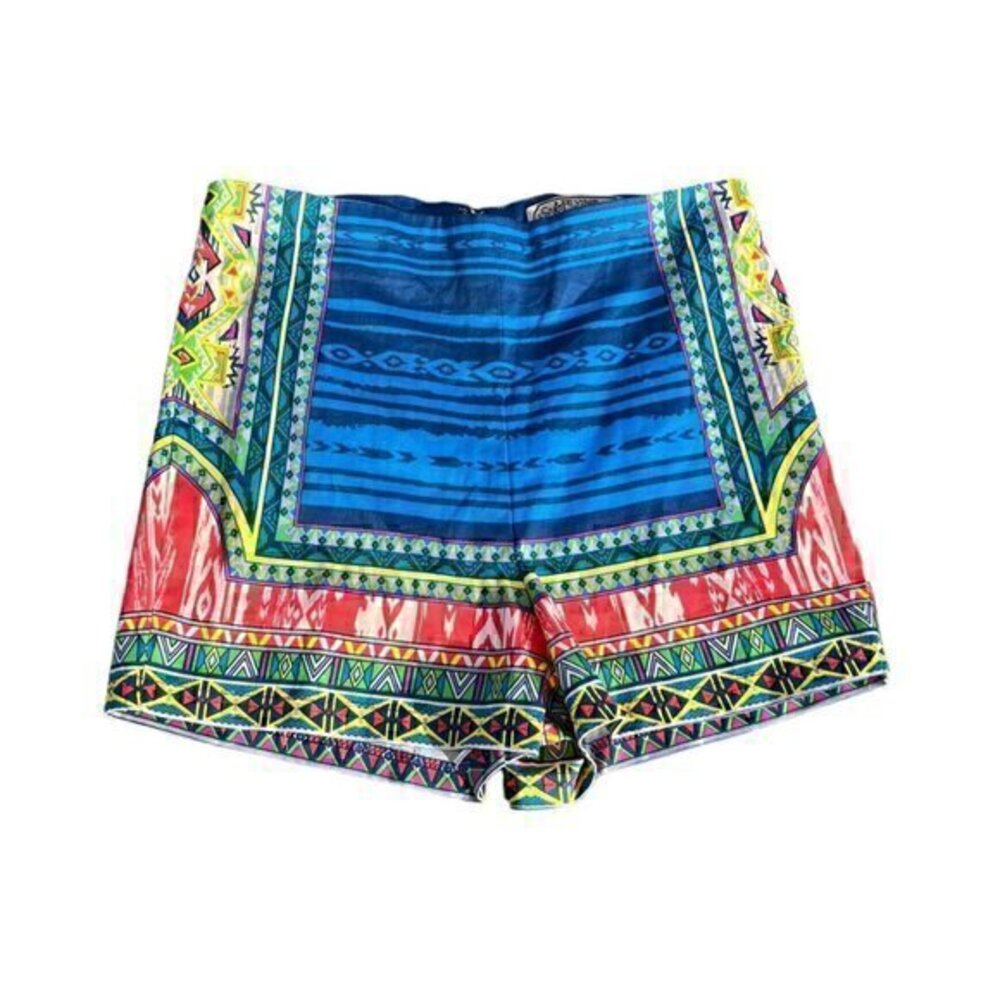 Anthropologie Flying Tomato Multi-Color Aztec High Waist Shorts Women’s Medium